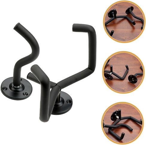 1Set Guitar Wall Mount Hook Metal Hanger for Ukulele Violin Erhu and Other String Instruments Wall Mounted Design for Secure Storage Durable and Versatile in Saudi Arabia
