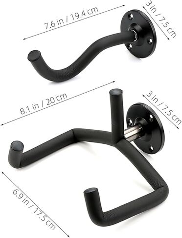 1Set Guitar Wall Mount Hook Metal Hanger for Ukulele Violin Erhu and Other String Instruments Wall Mounted Design for Secure Storage Durable and Versatile in Saudi Arabia