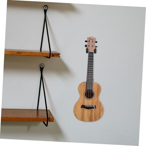 VANZACK 2Sets Violin and Ukulele Wall Mount Hanger Drop Design for Guitar Erhu and Mandolin Support Easy Installation Space Saving Instrument Rack in Saudi Arabia