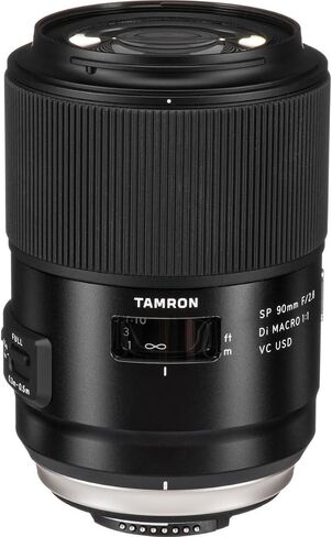 Tamron AFF017C700 SP 90mm F/2.8 Di VC USD 1:1 Macro for Canon Cameras (Black) in Saudi Arabia