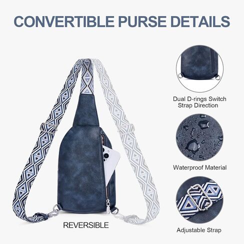 Anti Theft Crossbody Bags for Women Travel Chest Sling Bag Leather RFID Purse Fanny Pack Beige in Saudi Arabia