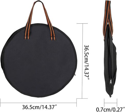 Portable Dumb Drum Bag,14 Inch Dumb Drum Practice Pad Bag Black Oxford Cloth Carrying Bag for Case in Saudi Arabia