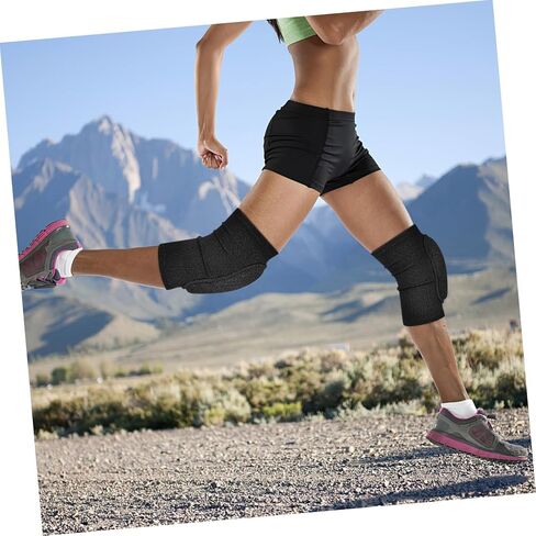 Toyvian Knee Pads for Dancing Volleyball and Football Anti-Slip Protective Sleeves Thick Padding Support for Women and Men for Sports and Gardening in Saudi Arabia