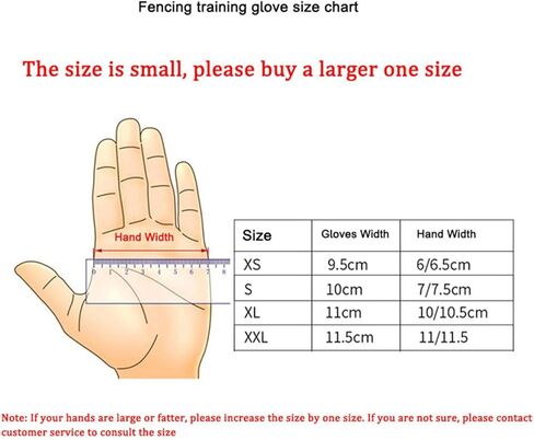 1 Piece Fencing Gloves Left Or Right Hand Anti-Slip Hand Protection Wear-Resistant Training Equipment for in Kuwait