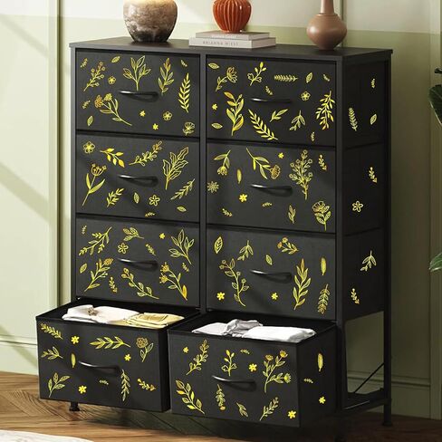 كازوفا الأزهار ورقة الجدار شارات ملصقات الجدار البرية الأسود باقة النباتات النباتية أوراق الجدار ملصقات قشر وعصا زهور جدار الزهرة الصفقات للأطفال غرفة نوم غرفة الحضانة in Kuwait