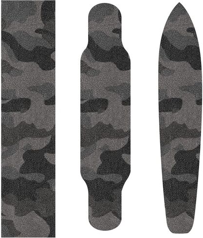 Black Camouflage Skateboard Grip Tape, Bubble Free Sandpaper Anti-Slip Grip Tape for Skateboard, Longboard, Roller Board, 33 x 9 Inch in Saudi Arabia