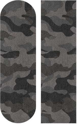 Black Camouflage Skateboard Grip Tape, Bubble Free Sandpaper Anti-Slip Grip Tape for Skateboard, Longboard, Roller Board, 33 x 9 Inch in Saudi Arabia
