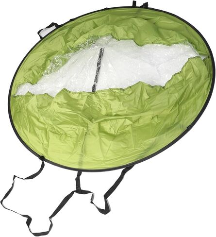 Kayak Sail, 108cm Foldable Kayak Wind Paddle Board Sail with Clear Window Paddle Board Sail Kayak Sail Kit for Kayaks, Canoes, Inflatables, Boats (Green) in Saudi Arabia