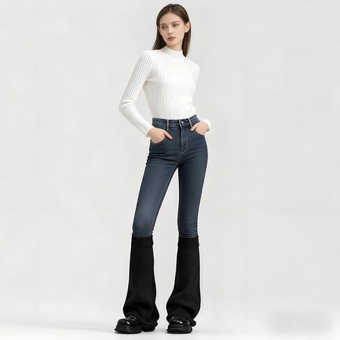 Leg Warmers for Women Girl Goth Flared Leg Warmers for Y2k 80s ballet Figure Skating Rave Accessories in Saudi Arabia