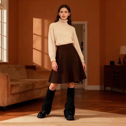 Leg Warmers for Women Girl Goth Flared Leg Warmers for Y2k 80s ballet Figure Skating Rave Accessories in Saudi Arabia