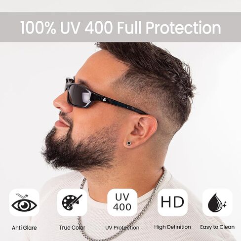 نظارة شمسية مستقطبة مستطيلة للرجال والنساء in Kuwait