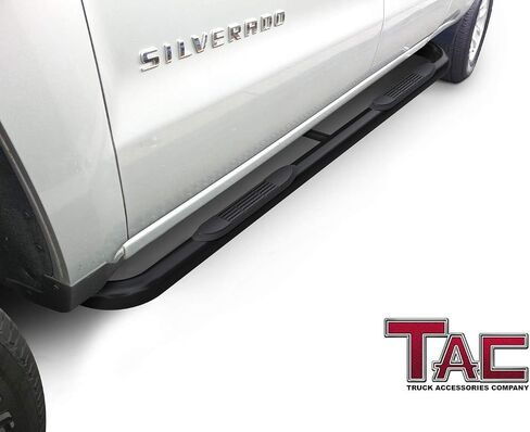 خطوات جانبية TAC تدير ألواح تشيفي سيلفرادو/GMC Sierra 2001-2018 1500 و 2001-2019 in Saudi Arabia