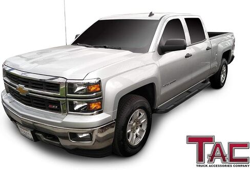 خطوات جانبية TAC تدير ألواح تشيفي سيلفرادو/GMC Sierra 2001-2018 1500 و 2001-2019 in Saudi Arabia