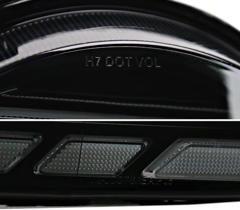 المواصفات المصابيح الأمامية للمواصفات ذات الإسقاط الأسود مع إشارات الدوران المتسلسل والرسوم المتحركة بدء التشغيل متوافقة مع 2007-2014 Toyota FJ Cruiser ، مجموعة الأيسر + زوج الأيمن. in Kuwait