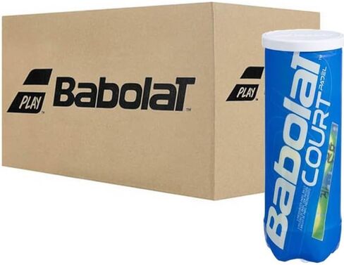 Babolat Court Padel Balls – Case of 24 Cans (72 Balls) – 3 Balls/Can in Saudi Arabia