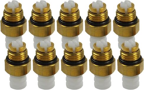 10pcs Air Sepension Kit Kit Air Valve M8 Air Connector Brass Brass Fortings متوافقة مع Mercedes Benz W251 W164 W212 W211 W220 W221 1643200625 2123200358 in Kuwait