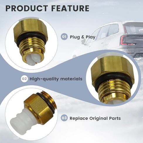 10pcs Air Sepension Kit Kit Air Valve M8 Air Connector Brass Brass Fortings متوافقة مع Mercedes Benz W251 W164 W212 W211 W220 W221 1643200625 2123200358 in Kuwait