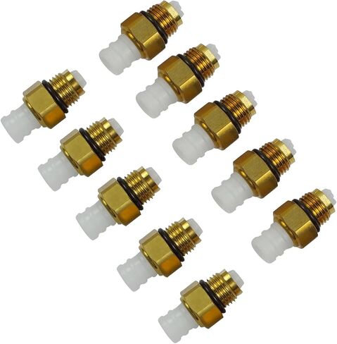 10pcs Air Sepension Kit Kit Air Valve M8 Air Connector Brass Brass Fortings متوافقة مع Mercedes Benz W251 W164 W212 W211 W220 W221 1643200625 2123200358 in Kuwait