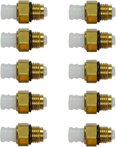 10pcs Air Sepension Kit Kit Air Valve M8 Air Connector Brass Brass Fortings متوافقة مع Mercedes Benz W251 W164 W212 W211 W220 W221 1643200625 2123200358 in Kuwait