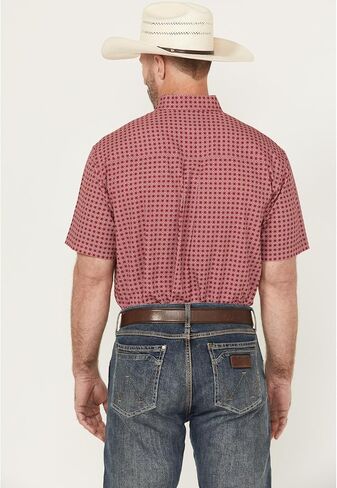 Cinch | Arenaflex Pink Print SS Shirt in Saudi Arabia