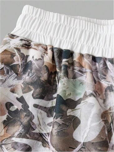 Soly Hux Girl's Y2K Camo Spectpants مرنة الخصر على عريض الساق الساق مع جيوب الشارع in Saudi Arabia