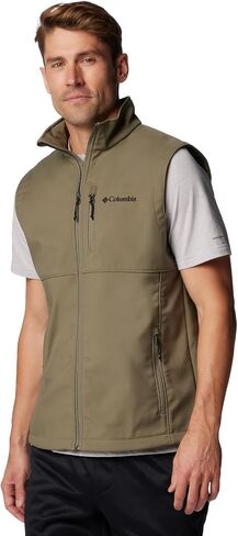 Columbia Mens Ascender II Softshell Vest, Stone Green, Large in Saudi Arabia