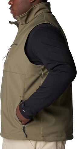Columbia Mens Ascender II Softshell Vest, Stone Green, Large in Saudi Arabia