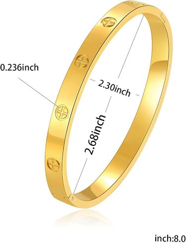 Love Bracelet Cuff 18k Gold Plated Stainless Steel Love Bracelet For Women Novelty And Mother Daughter Bracelet Jewelry Oval Bangle Witness The Of Love Wedding For Couple in Saudi Arabia