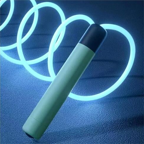 حبال القفز المتوهجة الليلية LED، حبل القفز المتوهج للبالغين القابل للتعديل، معدات اللياقة البدنية الرياضية المحمولة للتدريب in Kuwait