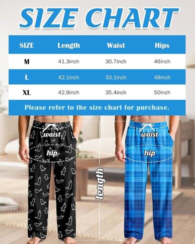 رجال عيد الميلاد عيد الميلاد سروال بيجاما لينة رجال PJ مع جيوب الرباط صالة النوم بانت للرجال (M-XL) in Kuwait