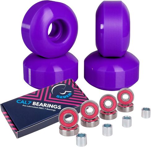 Cal 7 52mm Skateboard Wheels with Bearings in Kuwait