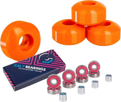 Cal 7 52mm Skateboard Wheels with Bearings in Kuwait
