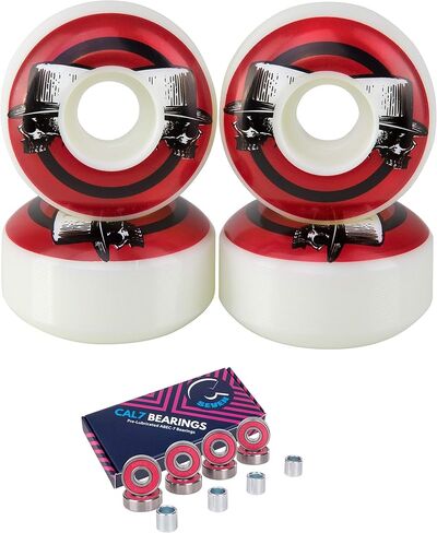 Cal 7 52mm Skateboard Wheels with Bearings in Kuwait