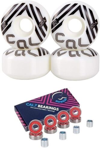 Cal 7 52mm Skateboard Wheels with Bearings in Kuwait