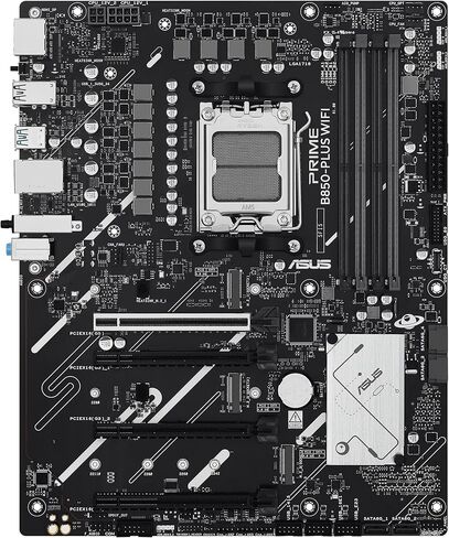 Asus B650e Max Gaming WiFi W-AMD B650 AM5 ATX اللوحة الأم ، PCB الأبيض ، DDR5 ، PCIE 5.0 ، 3x M.2 ، Wi-Fi 6E ، 2.5GB LAN ، USB 10GBPS Type-C ، DisplayPort ، HDMI ™ in Saudi Arabia