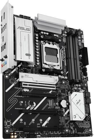 Asus B650e Max Gaming WiFi W-AMD B650 AM5 ATX اللوحة الأم ، PCB الأبيض ، DDR5 ، PCIE 5.0 ، 3x M.2 ، Wi-Fi 6E ، 2.5GB LAN ، USB 10GBPS Type-C ، DisplayPort ، HDMI ™ in Saudi Arabia