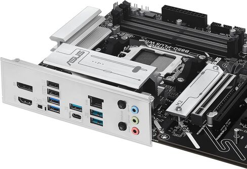 Asus B650e Max Gaming WiFi W-AMD B650 AM5 ATX اللوحة الأم ، PCB الأبيض ، DDR5 ، PCIE 5.0 ، 3x M.2 ، Wi-Fi 6E ، 2.5GB LAN ، USB 10GBPS Type-C ، DisplayPort ، HDMI ™ in Saudi Arabia
