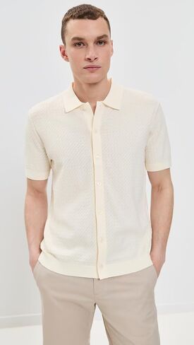 Theory Men's Cairn Cotton Sweater Polo in Saudi Arabia