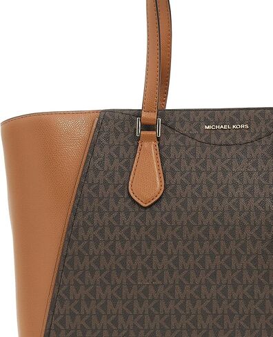 Michael Kors Taryn Large Multi-Functional Top-Zip Tote Bag, Gold-Tone Hardware/Birch in Saudi Arabia