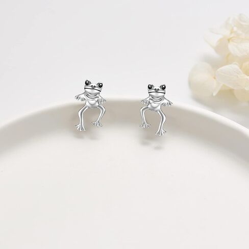 أقراط الختم من الفضة الإسترليني أقراط الختم مجوهرات القلب للهدايا لمحبي الختم والمحيط in Kuwait