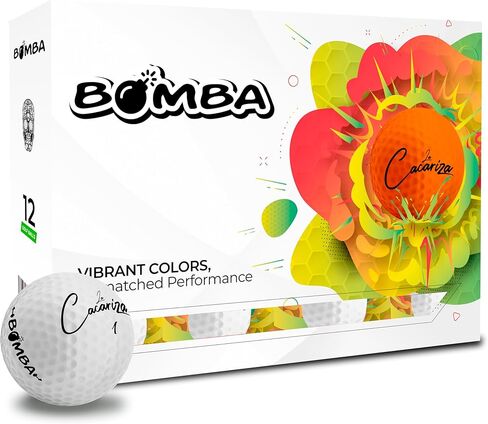 Bomba Golf Balls | Pack of 12 | Vibrant Colors | Unmatched Performance​ | The Mexican Golf Ball in Saudi Arabia