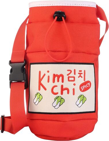Yogurt Chalk Bag for Rock Climbing, Bouldering, and Weightlifting - Asian-Inspired Design - Premium Chalk Bucket with Quick-Clip Belt, Zipper Pocket, Brush Holder - Great Gift for Climbers in Saudi Arabia