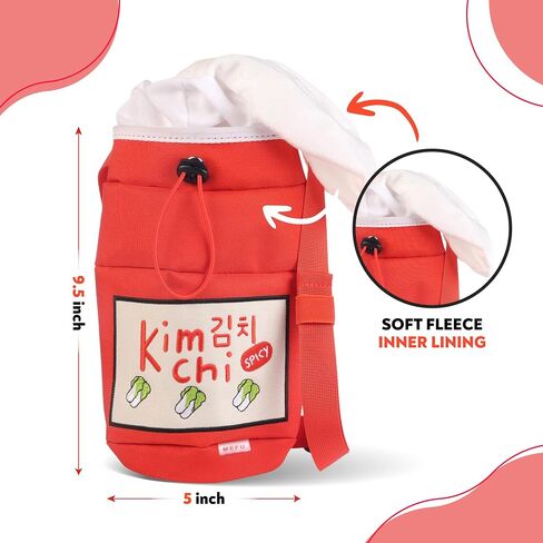 Yogurt Chalk Bag for Rock Climbing, Bouldering, and Weightlifting - Asian-Inspired Design - Premium Chalk Bucket with Quick-Clip Belt, Zipper Pocket, Brush Holder - Great Gift for Climbers in Saudi Arabia