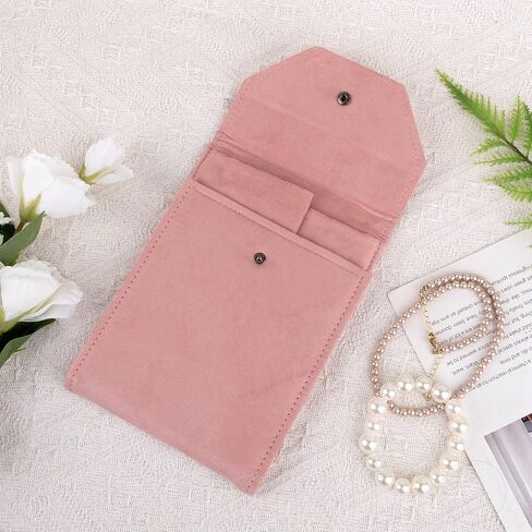 Framendino ، Velvet Necklace Folder Jewelry Travel Storage Resorting Scailder Case Fox لعيد ميلاد الذكرى السنوية (أسود) in Saudi Arabia