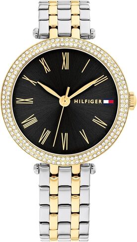 Tommy Hilfiger Women's Watch - Classic 3H Quartz Watch - Stainless Steel Wristbrand - Water Resistant up to 3 ATM/30 Meters - Premium Fashion Timepiece with Day to Night Versatility - 34mm in Saudi Arabia