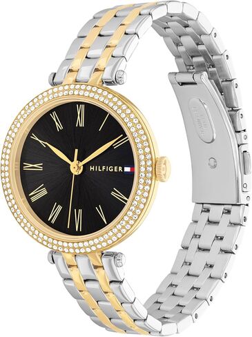 Tommy Hilfiger Women's Watch - Classic 3H Quartz Watch - Stainless Steel Wristbrand - Water Resistant up to 3 ATM/30 Meters - Premium Fashion Timepiece with Day to Night Versatility - 34mm in Saudi Arabia