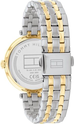 Tommy Hilfiger Women's Watch - Classic 3H Quartz Watch - Stainless Steel Wristbrand - Water Resistant up to 3 ATM/30 Meters - Premium Fashion Timepiece with Day to Night Versatility - 34mm in Saudi Arabia