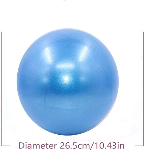 Small Exercise Ball 9 inch Pilates Ball Mini Yoga Ball Anti Burst Balance Physical Therapy Balls in Saudi Arabia