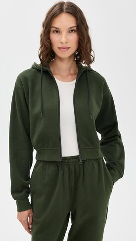 Beyond Yoga Women's Luxe Fleece Zip Up Hoodie in Saudi Arabia