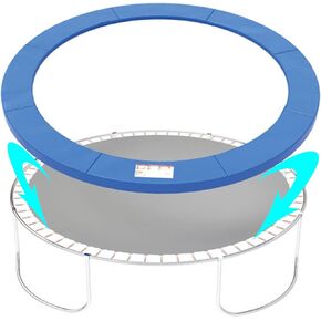 Trampoline Pad, 6ft 8ft 10ft 12ft 13ft 14ft 15ft 16ft Replacement Trampoline Safety Pad, Waterproof Trampoline Accessories Spring Cover, Trampoline Replacement Safety Pad, No Holes for Pole. in Saudi Arabia